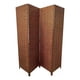 thumbnail image 2 of Biombo De Madera Resistente 4 Paneles Ladrillo 180cmx180cm naranja, 2 of 4