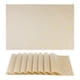 thumbnail image 1 of Juego de 8 Manteles Individuales de Estilo Rústico para Decoración de Mesa de Comedor Interior, Lavables, de Oro, 45*30cm, 1 of 6