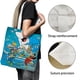 thumbnail image 3 of Jabberjaw Bolso de tela con estampado de lienzo para mujer, bolsa de compras reutilizable y estética, con cremallera interior, regalo para mujer,40*45cm., 3 of 6