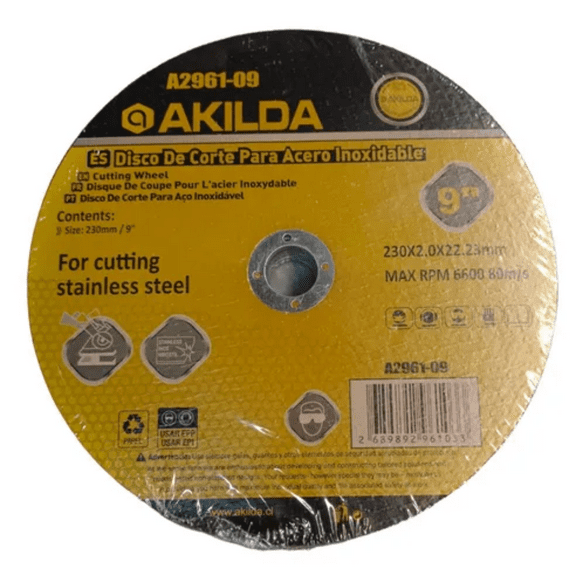 25 Discos De Corte Fino De 9 Pulgadas Akilda