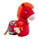 thumbnail image 3 of Caballo De Peluche De A?o Nuevo Chino Para Ni?os Y Ni?as Juguete Con Bendición Del Zodiaco Color Naranja Y Rojo 12 Cm, 3 of 5