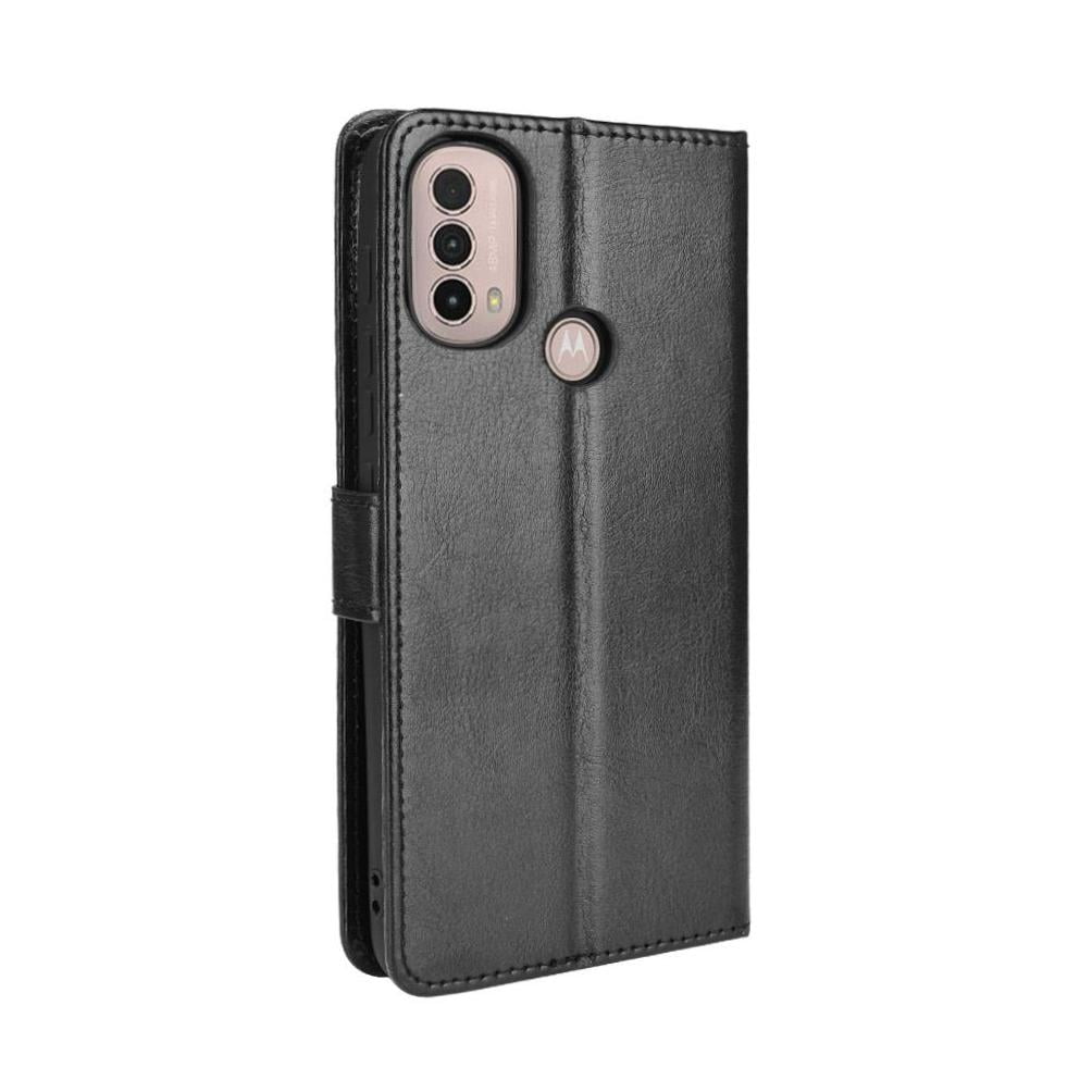 Foxdock - Funda Tipo Libro Para Motorola Moto E20/e30/e40, Cartera Todo‑en‑uno, Funda Multifuncional Con Tarjetero Y Correa De Muñeca Desmontable