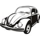 thumbnail image 1 of Decomural Vw Beetle Car Vintage Transport WS-17867, 1 of 2