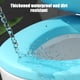 thumbnail image 2 of Asiento de inodoro Vankin de vinilo suave y alargado con acolchado de espuma cómodo, fácil instalación para accesorios estándar, blanco y opciones en liquidación., 2 of 5