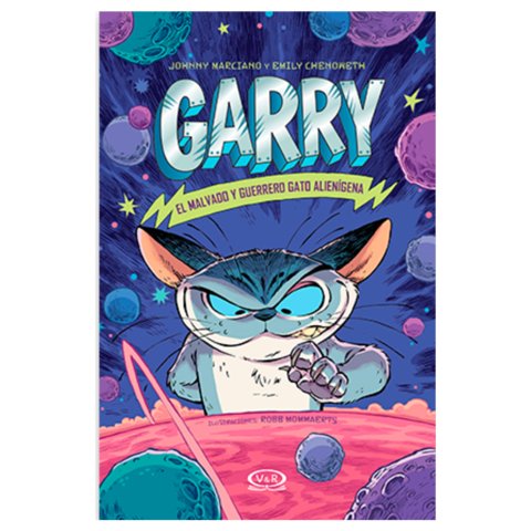 Genérico - Garry - El Malvado Y Guerrero Gato Alienígena Blanco