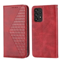 Funda Flip Foxdock Para Xiaomi Redmi 10 5G , Estilo Billetera Con Diseño Rombo, Correa De Mano Y Soporte, Uso Diario