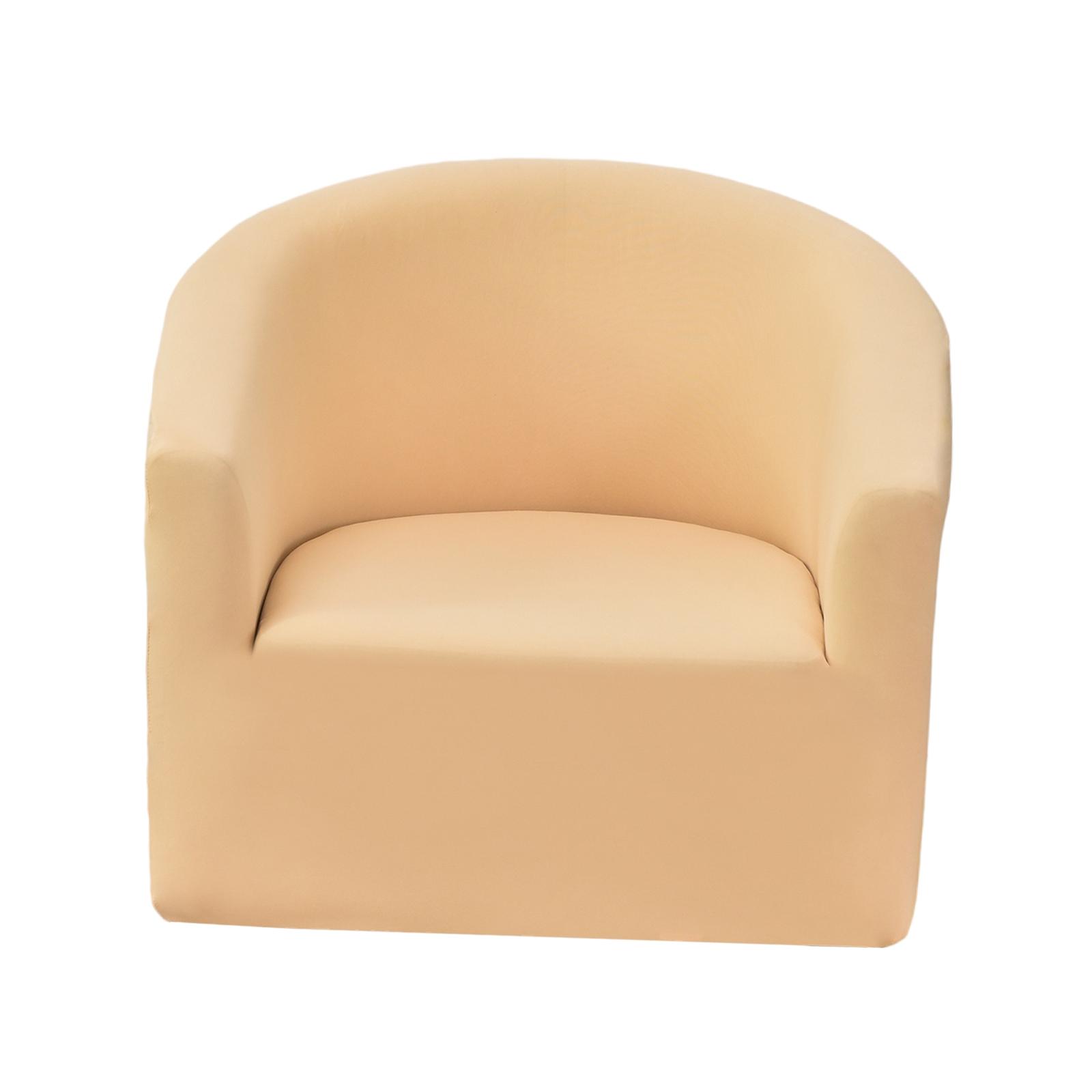 Bothyi - Fundas De Sofá De Color Sólido Lavables Con Brazos Y Asiento Para El Dormitorio Del Hogar Beige