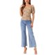 thumbnail image 1 of Blusa Floral de Mujer INSPIRE CHIC Cuello Cuadrado en Forma de Corazón Manga Abullonada Espalda Fruncida Top Casual Naranja Marrón L, 1 of 6