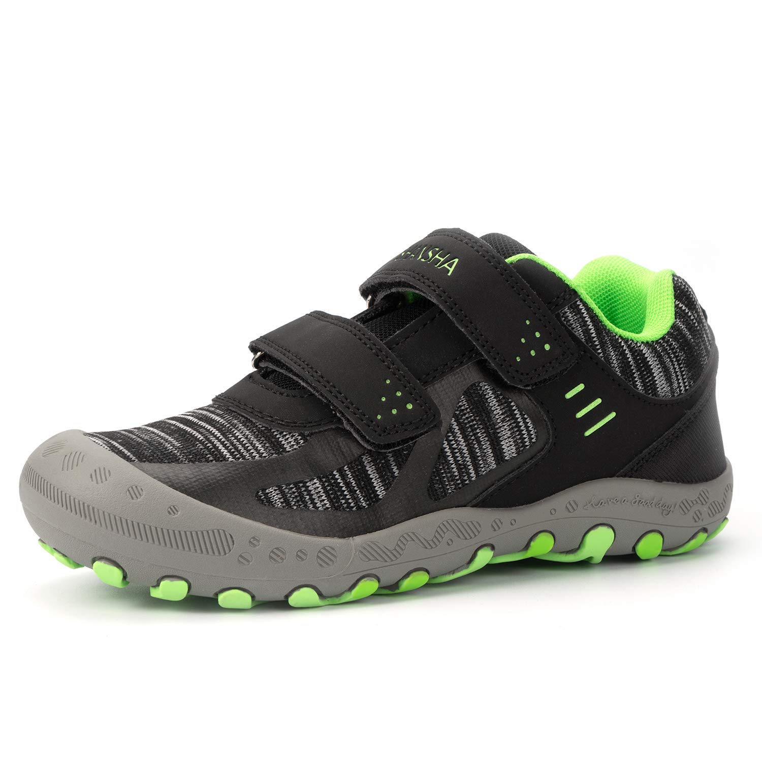 Zapatos De Senderismo Mishansha Negros Para Niños Pequeños, Talla 1