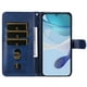 thumbnail image 4 of Funda tipo cartera para Samsung Galaxy A57 5G con bolsillo con cremallera y ranuras para tarjetas – Función de soporte Azul, 4 of 5