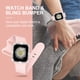 thumbnail image 4 of Correa de reloj XYF compatible con Apple de 38 mm con funda protectora rosa, 4 of 6