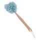 thumbnail image 3 of mango largo ducha puff puf esponja exfoliating malla cepillo scrubber azul, 3 of 5
