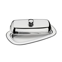 Mantequillera Rectangular Service De Acero Inoxidable Con Tapa Tramontina