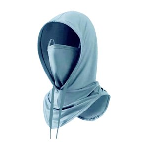 Magideal - Máscara De Protección Solar Mascarilla De Cubierta De Cuello Transpirable Cómodo Bufanda De Polaina De Cuello Transpirable Para Acampar Deportes Azul