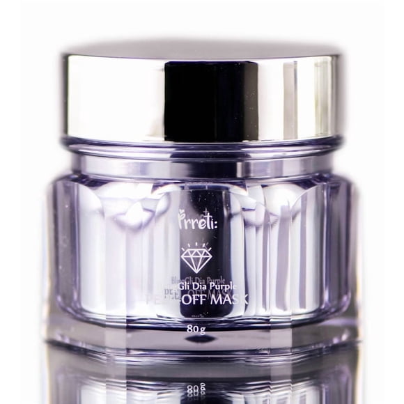 Mascarilla exfoliante Prreti BlingGli Dia 83 ml, color morado