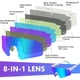 thumbnail image 2 of Gafas de sol deportivas polarizadas IKTOD Pit Viper UV400 P0-08, 2 of 7