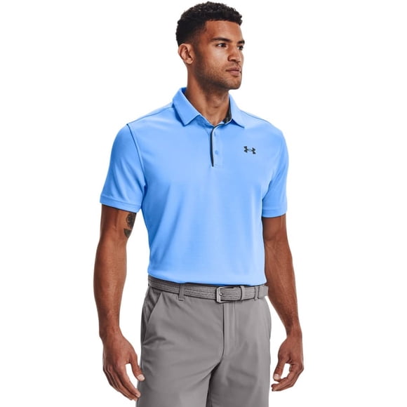 Polo de golf Under Armour Tech para hombre Carolina Blue M