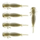 thumbnail image 3 of 5x Se?uelos De Pesca 8,9 Cm PVC Larva Worm Grub Baits Fishy Smell Dirt Yellow, 3 of 5