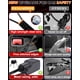 thumbnail image 3 of Cerradura de volante Tevlaphee, antirrobo, para coche, de seguridad, color negro, 3 of 7