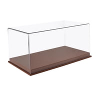 Bothyi - Vitrina De Coche Fundida A Escala 1/24, Decorativa Para Coches De Juguete, Coleccionistas De Modelos, Color Marrón