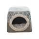 thumbnail image 5 of 2 En 1 Suave Gato Mascota Casa Cama Perrera Cachorro Cueva Cálida Alfombrilla Para Nido Gris L, 5 of 5