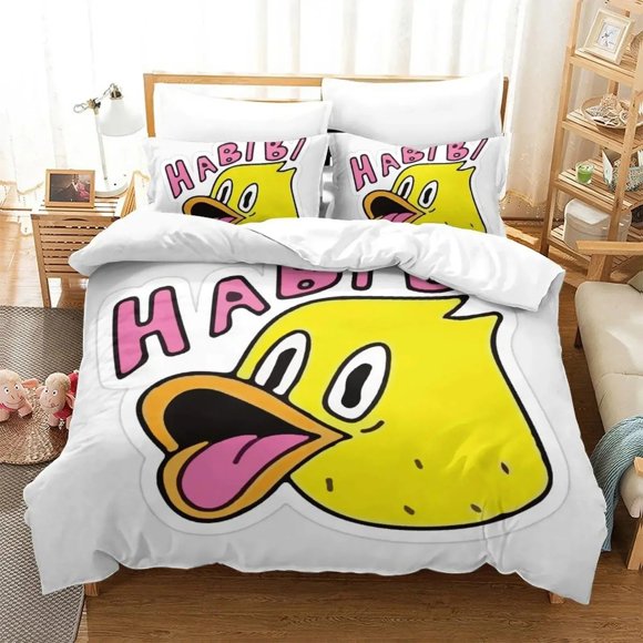 Quackity Duck Bedding Set Duvet Cover Bed Set Quilt Cover Pillowcase Comforter Size Boys Adult Bedding Set Bed Sheets