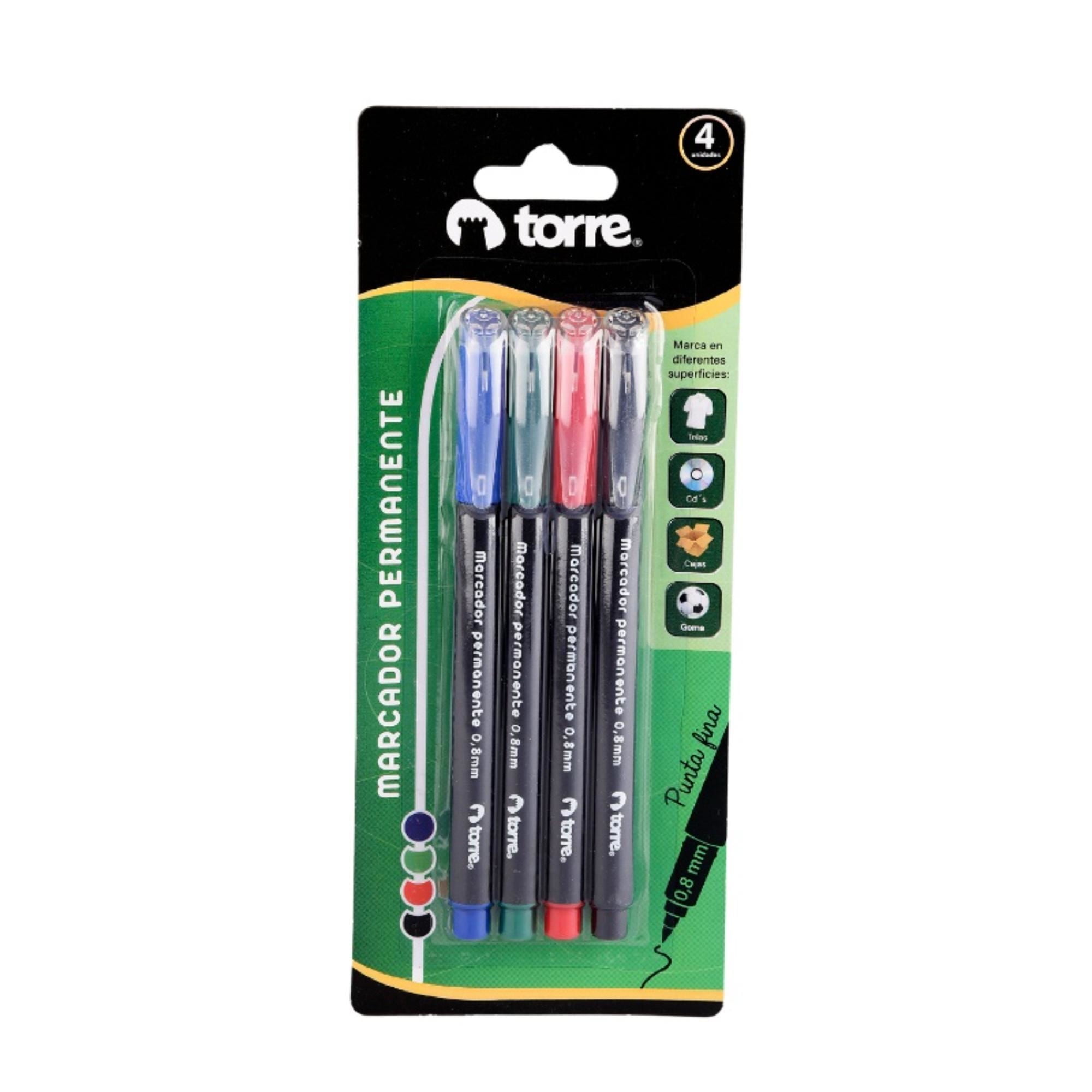 Torre - Marcador Permanemte Punta Fina 8 Mm/ Producto Surtido