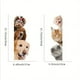 thumbnail image 4 of 1 Sheet, 3D Simulation Small Cat Dog Waterproof Wall Sticker, Door Decal Door Sticker, Door Wallpaper For Home Decor, 4 of 5