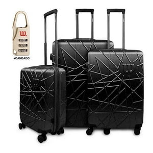 Wilson - Set 3 Maletas S+M+L East Coast Negro