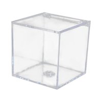 Magideal - Caja De Almacenamiento Transparente Para Organización De Accesorios De Belleza , 6Cm