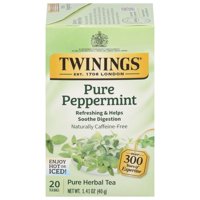 Tea De Hierbas Twinings Pure Peppermint, 20 Bolsitas De Té Individuales