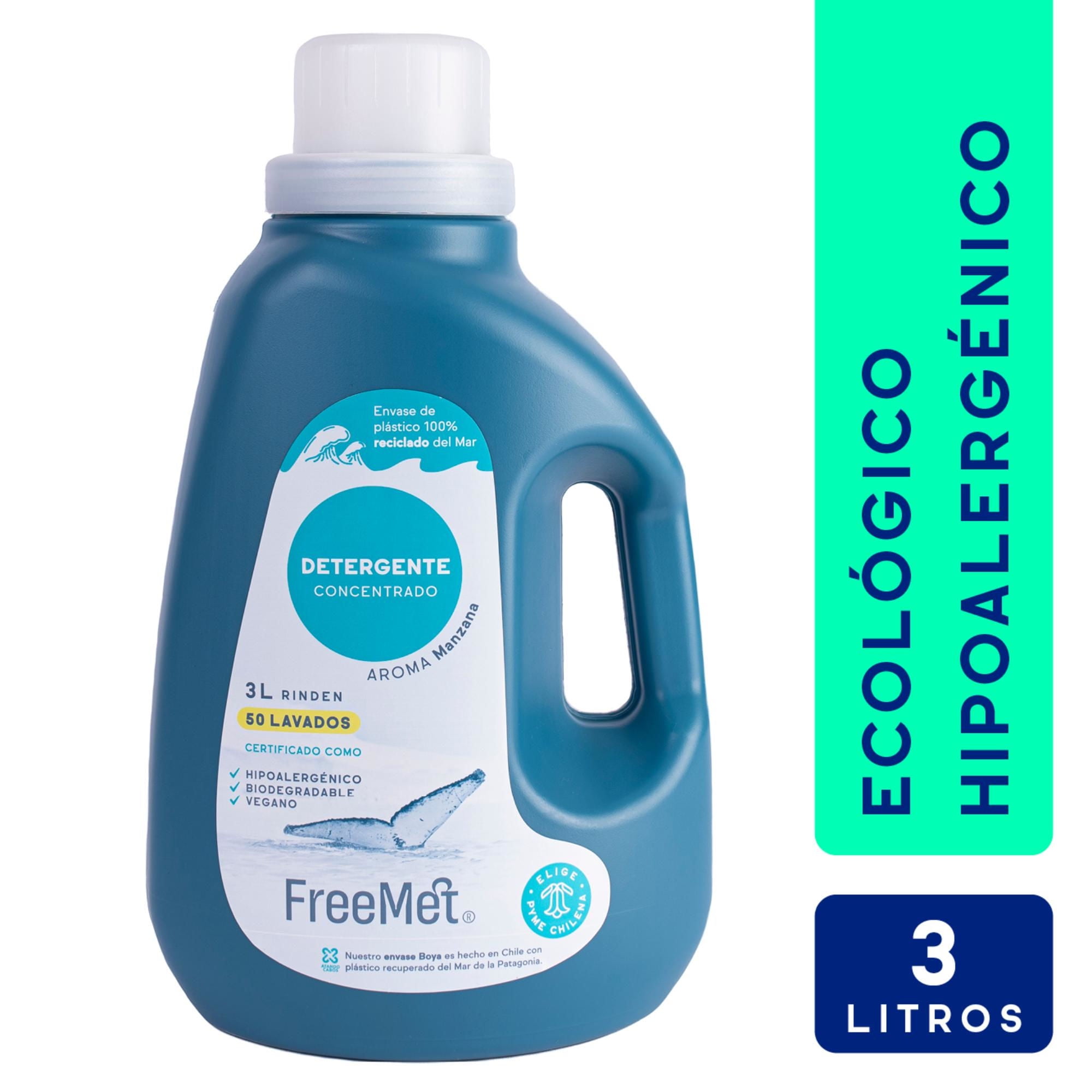 Freemet - Detergente Líquido Ecológico Hipoalergénico Botella