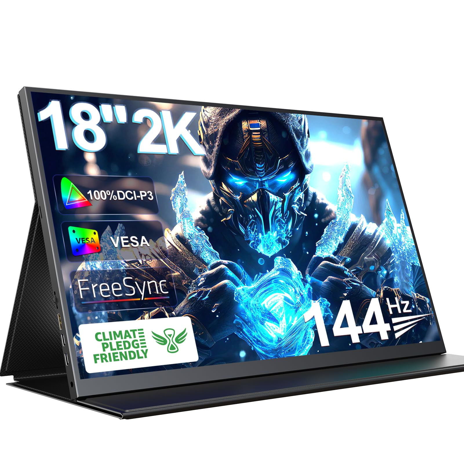 Monitor Portátil Para Juegos Uperfect Ugame K118 2k 144hz 18 Pulgadas