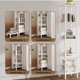 thumbnail image 2 of Juego de mesa auxiliar VIMBER UTBT101W2 con estantes de almacenamiento de 2 niveles, 2 of 9