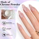 thumbnail image 5 of Donut glaseado SXVME de la marca Press on Nails, rosquilla blanca con punta francesa y almendra, 5 of 8