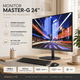 thumbnail image 4 of Monitor de PC 24" Full HD IPS 144Hz 5,5ms MGME2450 Master-G, 4 of 12