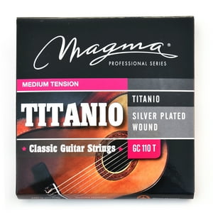 Set Cuerdas Guitarra Clásica Titanio Gc110T Magma