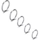 thumbnail image 1 of 5 aros para la nariz de acero quirúrgico de 20 y 18 g para piercing de nariz, tabique, cartílago, hélix, trago, caracola, lóbulo, 6, 7, 8, 9 y 10 mm, plateados, dorados y negros, para mujeres, hombres, 1 of 6