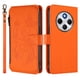 thumbnail image 2 of Funda Cartera Mariposa para [Xiaomi Redmi 14R] con Soporte y Cremallera Naranja, 2 of 6