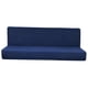 thumbnail image 5 of Funda De Sofá Antideslizante Sin Brazos, Funda Plegable Para Sofá Cama, Color Azul Oscuro S, 5 of 5