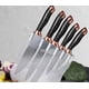 thumbnail image 4 of Set De 6 Cuchillos Juego Cuchillos Cocina Acero Inoxidable Negro, 4 of 6