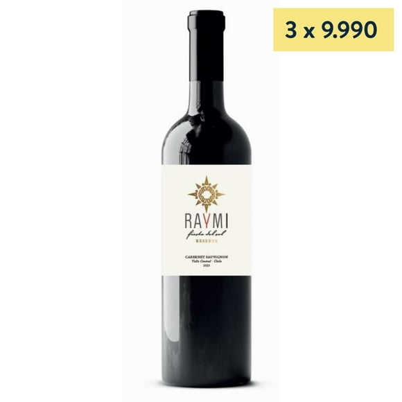 Vino Tinto Cabernet Sauvignon Reserva 12° Botella, 750 ml