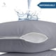 thumbnail image 3 of Set De 2 Fundas Para Almohadas Impermeables 50 X 70 Cm Antimanchas Gris, 3 of 10