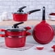 thumbnail image 2 of Batería Cocina 7pzs Granito Rojo Natural Roichen, 2 of 6