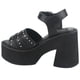 thumbnail image 2 of Sandalia Chalada Mujer Wake-1 Negro Casual, 2 of 5