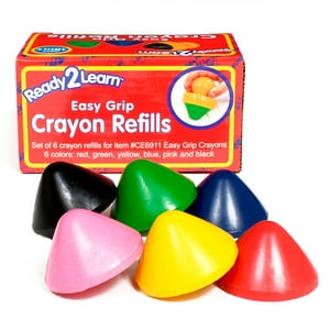 Recambios De Crayón Ready 2 Learn Easy Grip, 6 Colores, Más De 18 M, No Tóxicos