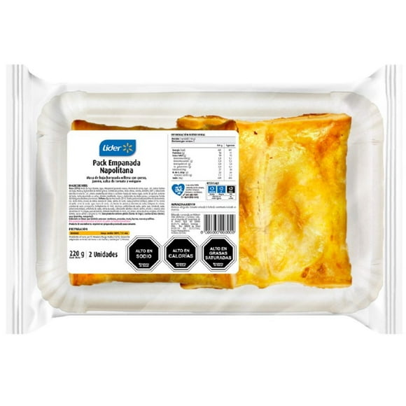 Pack Empanadas Napolitana 2 Un, 220 g