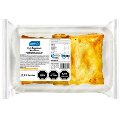 Pack Empanadas Napolitana 2 Un 220 G Lider