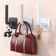 thumbnail image 4 of 2pcs Self-adhesive Bracket, Under Cabinet Paper Roll Rack, Towel Holder, Tissue Hanger Storage Rack For Toilet, Bathroom Accessories, 4 of 5