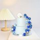 thumbnail image 5 of Bola de espuma para cumpleaños HQKJGSYX para decoración de tartas, 50 unidades, azul y verde, 5 of 6